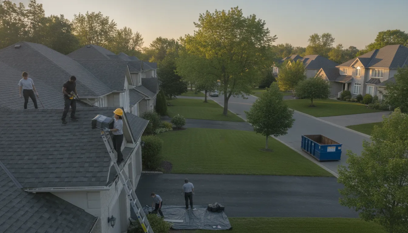 Roofing and Roof Leak Repair in King